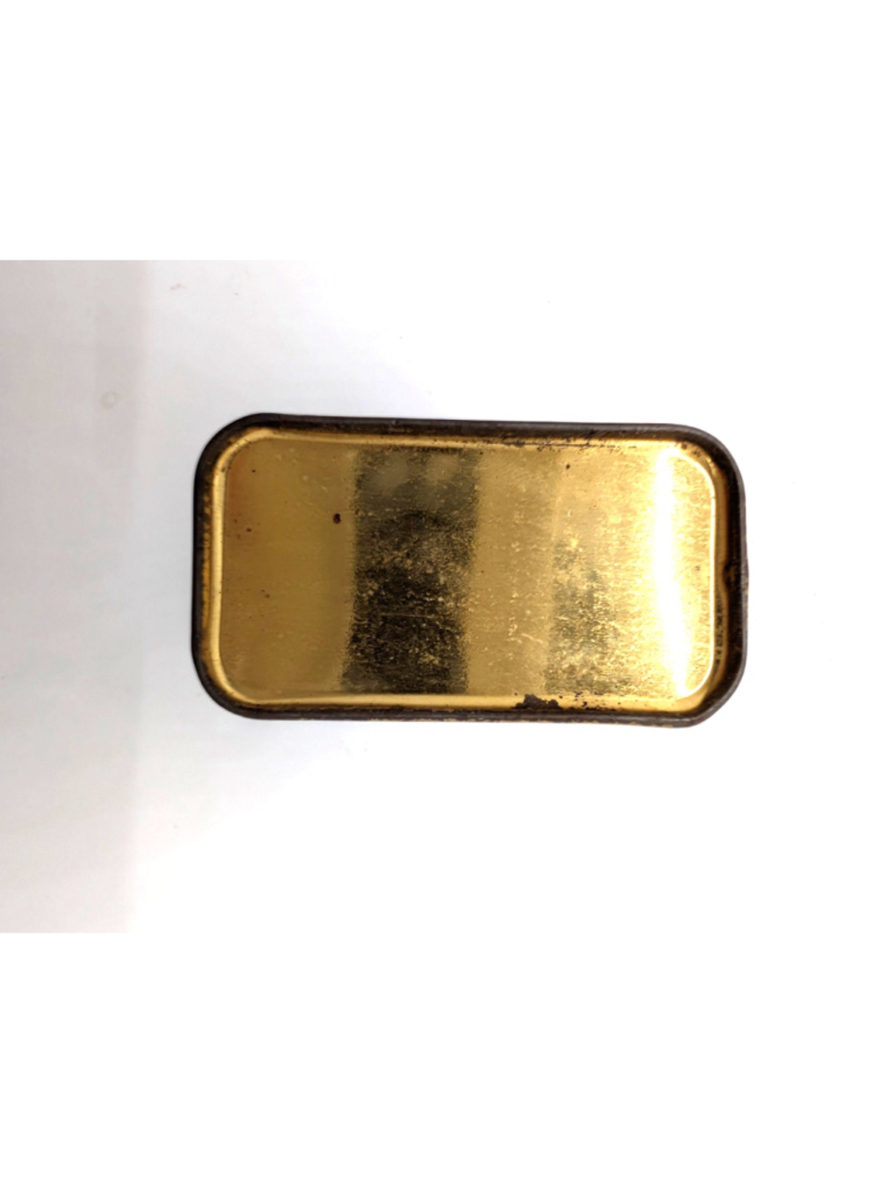 Vintage A. Schilling & Co Nutmeg Spice Tin - Gold Top & Bottom - 2 oz - Picture 5 of 6